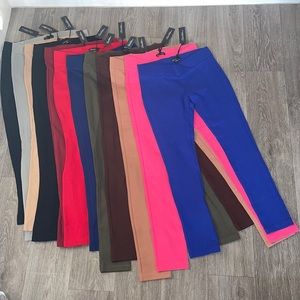 Chocolate skinny pants/thick leggings small